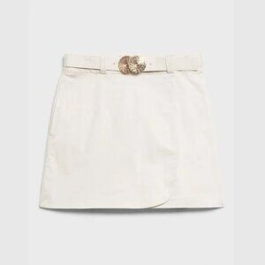 Banana Republic Harbison Mini Skirt A line Wrap Pink with detachable belt (NWT)